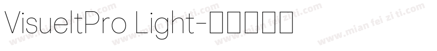 VisueltPro Light字体转换
